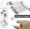 100PCS Large Safety Pins – 3in Heavy Duty for Clothes, Sewing & DIY Crafts